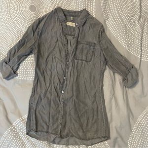 Grey chambray shirt